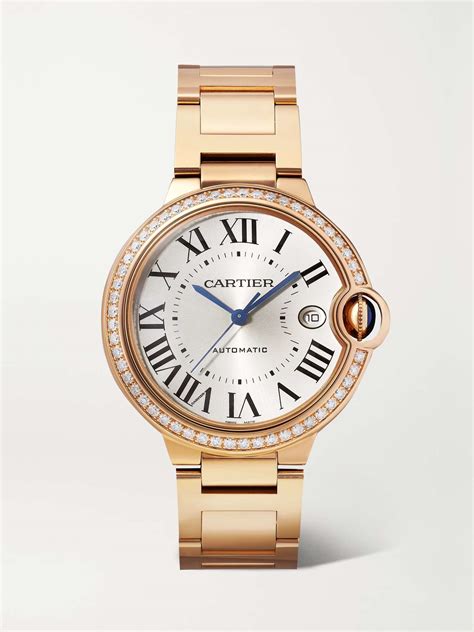 Cartier Ballon Bleu De Cartier Automatic Mm Karat Pink Gold And