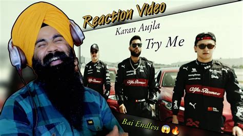 Reaction Try Me Official Video Karan Aujla Ikky Making Memories