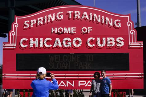 Chicago Cubs Release 2023 Spring Training Schedule