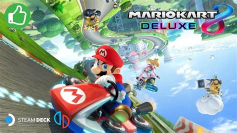 Mario Kart Deluxe Steam Deck Fps Performance Gameplay Yuzu