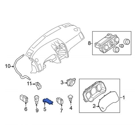 Nissan OE 25020JA00A Air Bag System Status Indicator