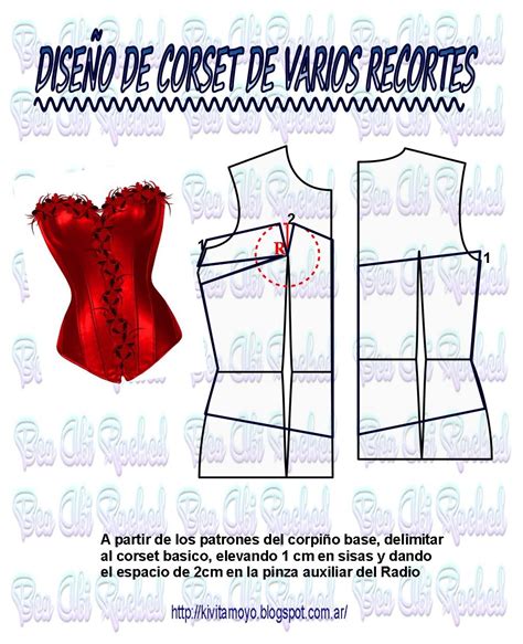 Corset Con Varios Recortes Patrones De Costura Cl Sicos Patrones De