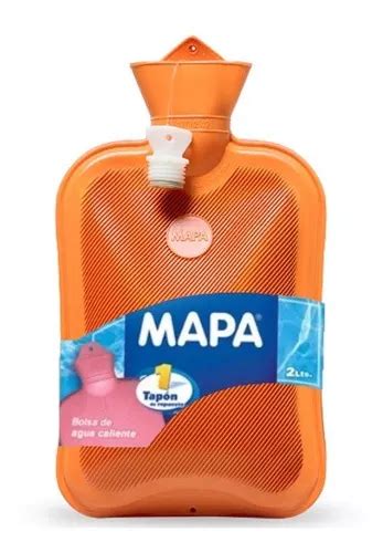 Bolsa Agua Caliente Mapa Pirelli Con Tap N Repuesto Naranja Mercadolibre