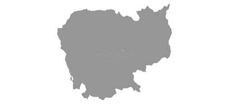 Map Cambodia Background Isolated Country Texture Stock Vector