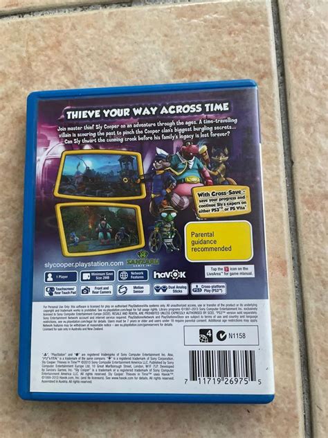 Sly Cooper PS Vita Video Gaming Video Games PlayStation On Carousell