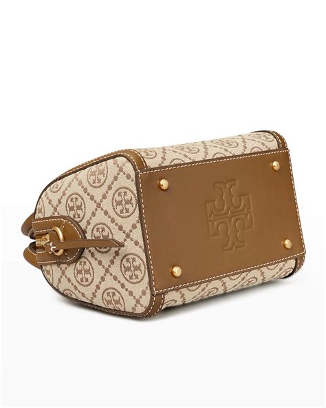 Tory Burch T Monogram Jacquard Mini Barrel Crossbody Bag Neiman Marcus