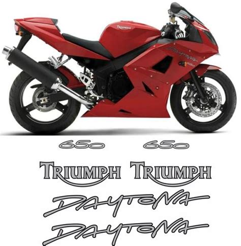 Zen Graphics Triumph Daytona 650 2005 Replacement Decals Stickers