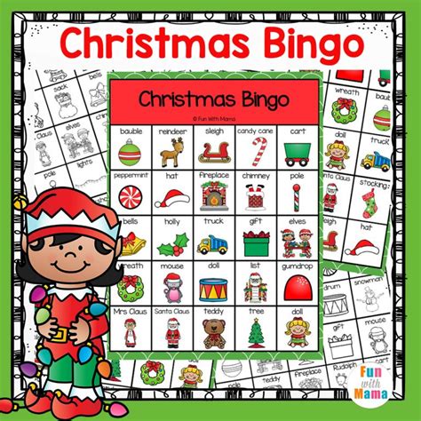 Christmas Bingo Game - Fun with Mama Shop