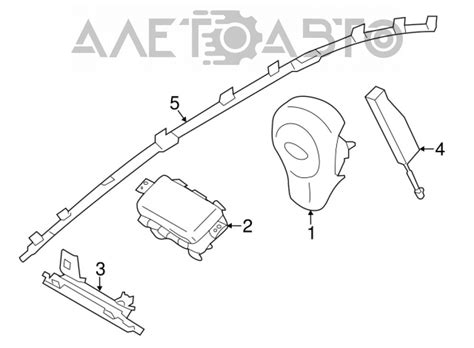 Подушка безопасности airbag коленная водительская лев Subaru Impreza 17