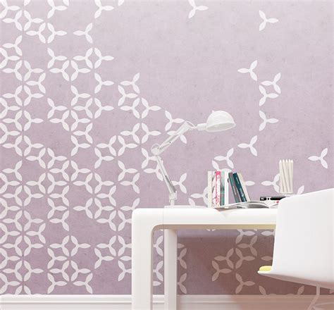 Modern Geometric Wall Stencil Modern Wall Decor Geometric - Etsy