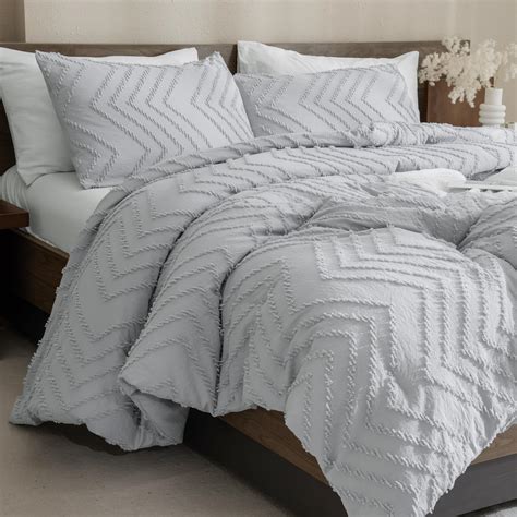 Andency Silver Grey California King Size Comforter Cal King Boho Grey