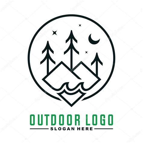 Bosques Con Logotipo De Agua Vector Dise O De Logotipos Forestales