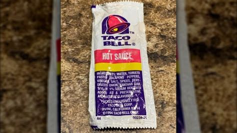 Reddits Vintage Taco Bell Sauce Packet Will Make You Super Nostalgic