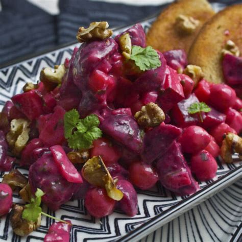 Rote Bete Salat Mit Apfel Und Waln Ssen Toastenstein