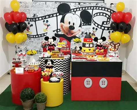 Decoração do Mickey 95 Fotos Dicas para Decorar a sua Festa