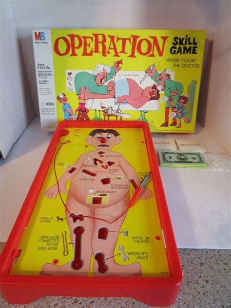 Vintage 19651997 Operation Board Game Milton Bradley Complete Works Near Mint Miltonbradley