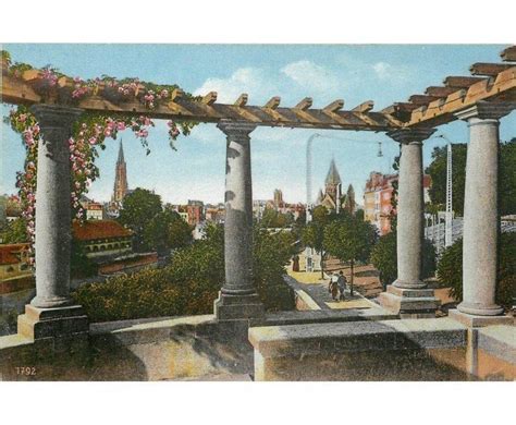 Carte Postale Ancienne Metz Vue Prise De La Pergola Cartes