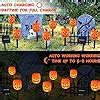 Retisee Pcs Halloween Pumpkin Pathway Markers Lights Solar Powered