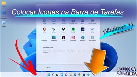 Como Colocar Cones Na Barra De Tarefas Do Windows Youtube