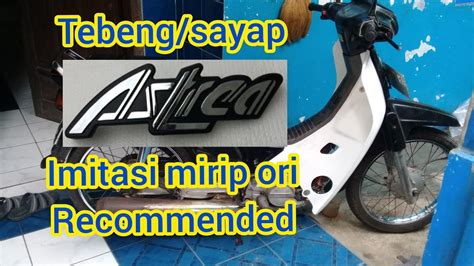 Review Tebeng Sayap Putih Recommended Honda Astrea Grand Imitasi