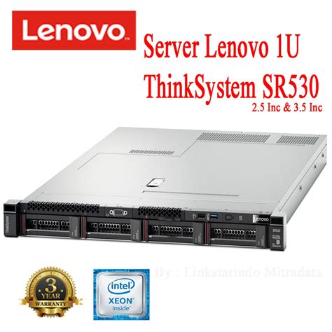 Jual Lenovo Server Thinksystem SR530 1SG Intel Xeon Gold 6230 20C