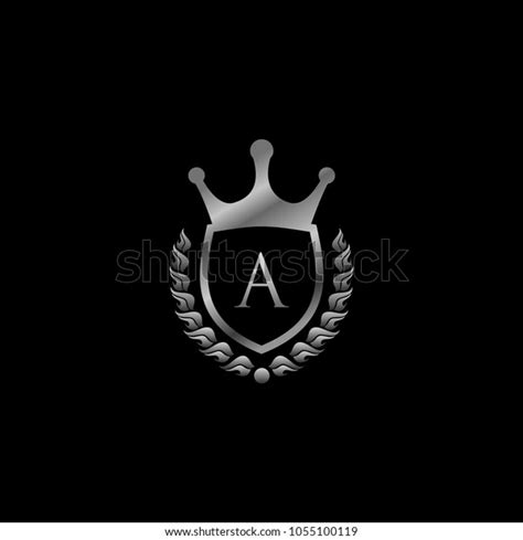 Royal King Letter Silver Logo Stock Vector Royalty Free 1055100119