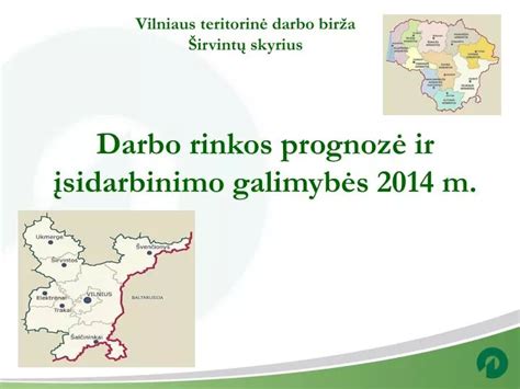 Ppt Darbo Rinkos Prognoz Ir Sidarbinimo Galimyb S M