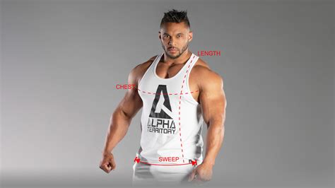 Black Alpha Mens Tank Top Alpha Territory®