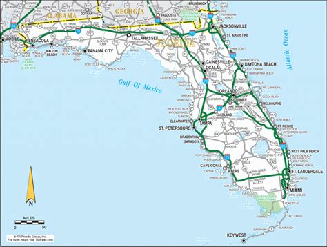 Printable Florida Toll Roads Map Printable World Holiday