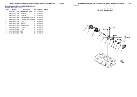 3d75 2c Sn 00101 Up Partsbook Manuals Shop Repair Operation Partsbooks