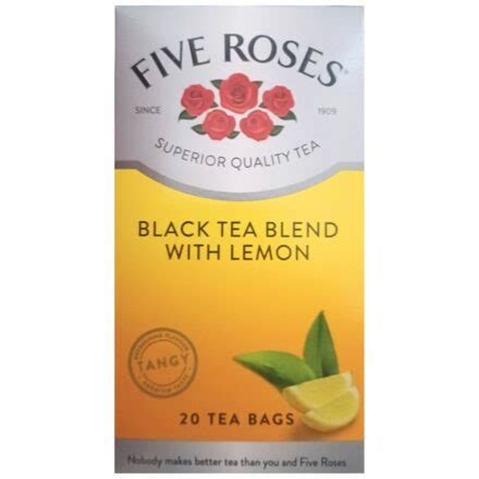 Five Roses Black Tea Blend With Lemon 20s Superb Hyper