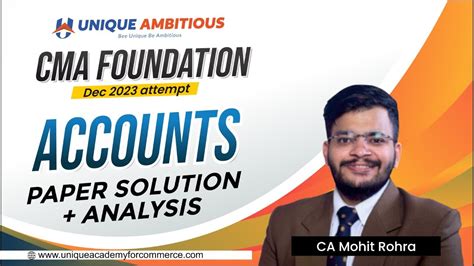 Cma Foundation Accounts Paper Solution Analysis Dec Icmai