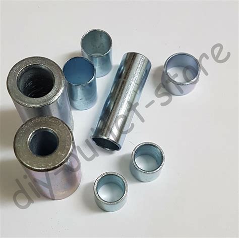 Mm Id X Mm Od Steel Bush Spacer Sleeve Distance Tube Round Many Size