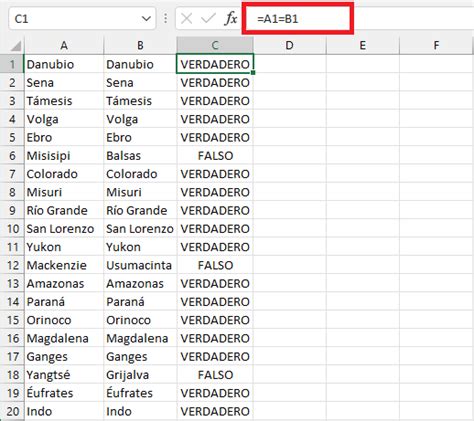 Comparar Datos De Dos Columnas En Excel Recursos Excel