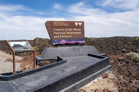 Arco Idaho June 30 2019 Sign For The Craters Of The Moon National