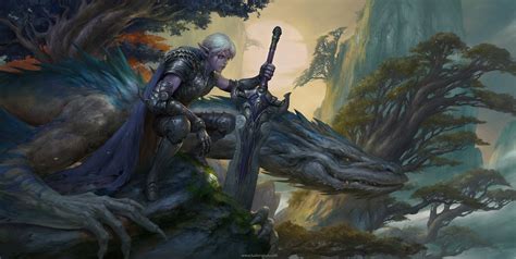 дроу :: Воины (Fantasy) (Воины(Fantasy)) :: Dongjun Lu :: fantasy art ...