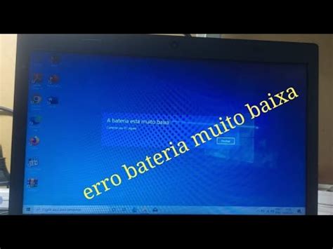 Remover Aviso De Bateria Fraca No Windows 10 YouTube