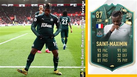 Electric Pace Fifa Winter Wildcards Allan Saint Maximin Player