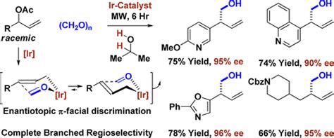 羰基化以外的羟甲基化：通过对映 π 面部鉴别法对甲醛与烯丙基乙酸酯进行对映选择性铱催化还原偶联journal Of The American