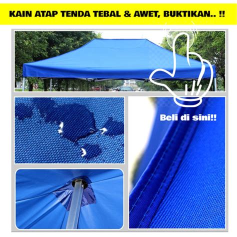 Jual Kain Terpal Atap Tenda Lipat 3x4 3x4 5 Jakarta Utara