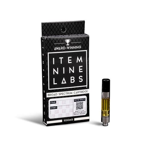 Item 9 Labs Broad Spectrum Cartridge Maui Wowie 0 5g Leafly