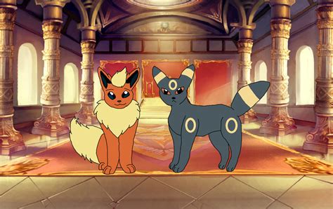 King Flareon And Knight Umbreon By Demonwingz On Deviantart