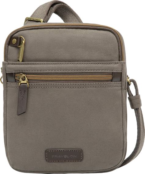 Travelon Unisex Anti Theft Classic Messenger Bag Midnight One Size Au Clothing