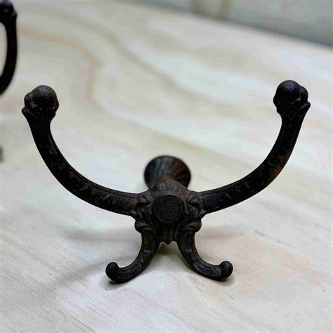 Antique Hall Tree Double Hook - Historic House Salvage