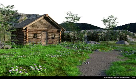 Free Stock Png Cabin In Woods Background By Artreferencesource On