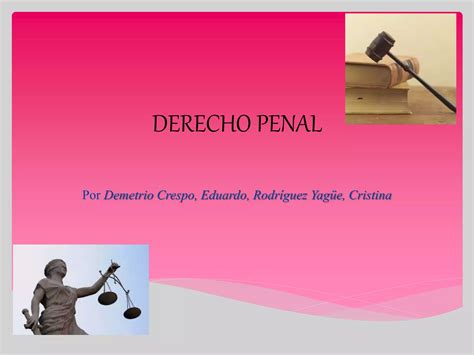 Derecho Penal Ppt