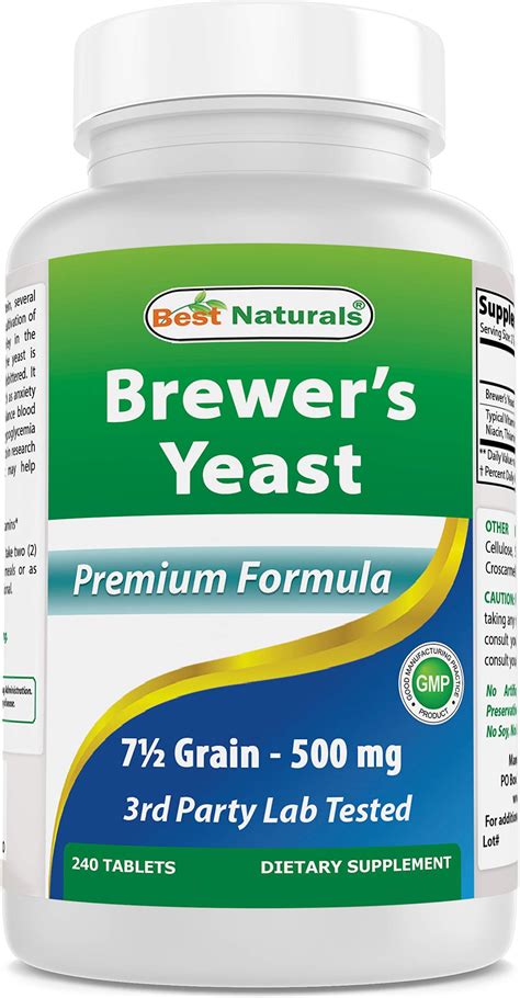 Solgar Brewer S Yeast 7 ½ Grains With Vitamin B12 250 Tablets Non Gmo Vegan