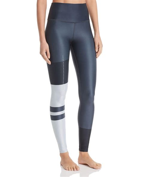 Alo Yoga Airlift High Waist Leggings In Blue Lyst