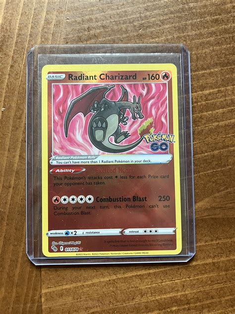 Mavin Pokémon TCG Radiant Charizard Pokemon GO Holo Radiant Rare