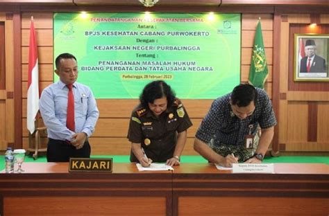 Bpjs Kesehatan Lanjutkan Mou Dengan Kejaksaan Negeri Purbalingga